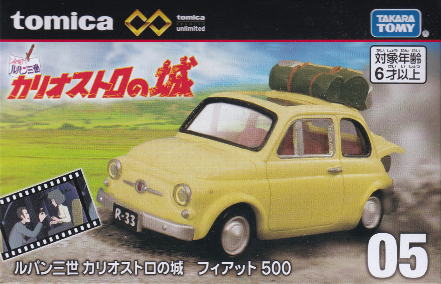 ルパン三世 カリオストロの城 フィアット500